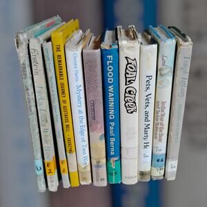 Vintage Kids Book Bundle (11) Library Decor Homeschool